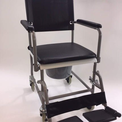 Mobile commode chair TSF from Trendmobil on wheels NEW for professional care commode chair