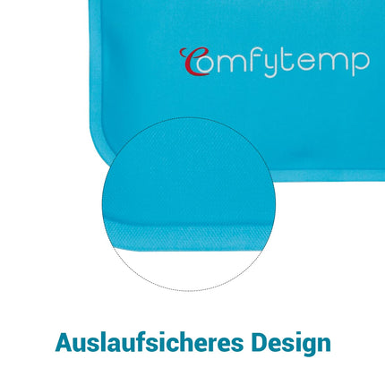 Comfytemp Small Cooling Pads Gel 7.5x11.5 cm (6 pieces) Reusable Mini Ice Pack for Children, Headaches, Toothache, Tired Eyes, Breastfeeding, Insect Bites, Cold Warm Compresses Cooling Pack