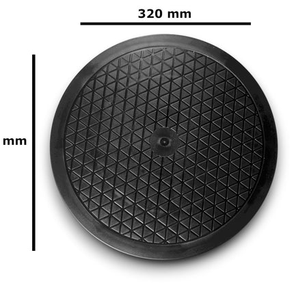 FabaCare turntable with 360° continuous rotation, turntable transfer aid, transfer plate, rotation plate, transfer disc, transfer aid up to 100 kg, non-slip transfer disc, transfer aid Ø 32 cm
