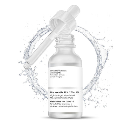 Niacinamide 10% + Zinc 1% 30ml, Serum Hyaluronic Serum Anti-Wrinkle Face Serum, Moisturizer Face Skin Care Serum, Hydrating Face Serum