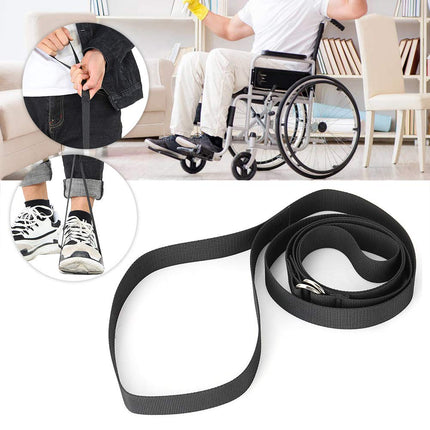 Mobility aids leg lifter, leg lifter belt with foot strips mobility aids disability elderly people, leg lifter for wheelchair and knee replacement