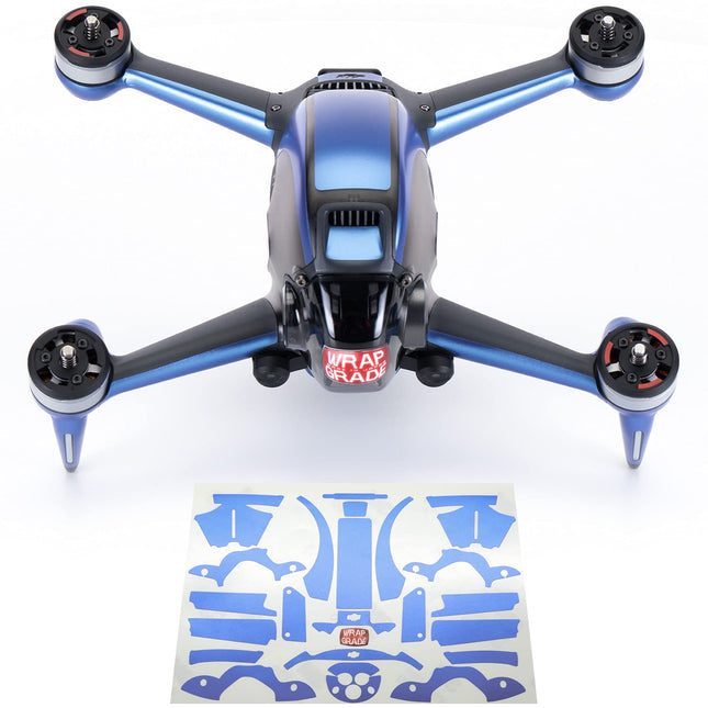 WRAPGRADE Skin Compatible with DJI FPV | Accent Color (Celeste Blue)