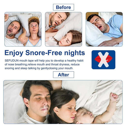 Mouth Tape for Sleeping, 120 Pieces Mouth Tape for Sleeping, Anti Snoring Sleep Patches and Mouth Tape, Helps Against Snoring and Developing the Habit of Nasal Breathing