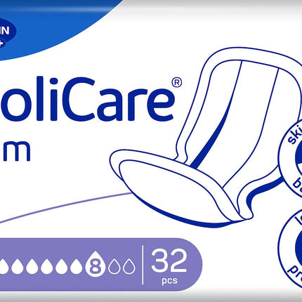 Molicare Form 8 drops, for severe incontinence: high safety, extra leakage protection and discretion for women and men, to be used with MoliCare Premium Fixpants, 32 pieces