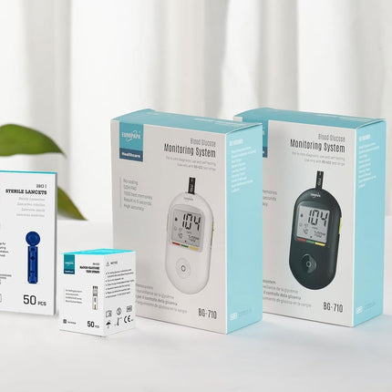 EUROPAPA® Blood Glucose Test Strips 100 PCS for Blood Glucose Level Control, Diabetic Test Strips for Diabetes and Glucose Monitoring, Test Strips Applicable EUROPAPA BG Series Blood Glucose Meter