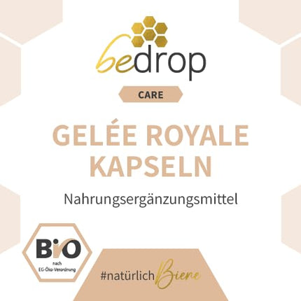 bedrop Wellness Set | Bee Cream (Bee Venom Ointment) 100g + Royal Jelly Capsules 60 Capsules, rich in biotin, folic acid &amp; more