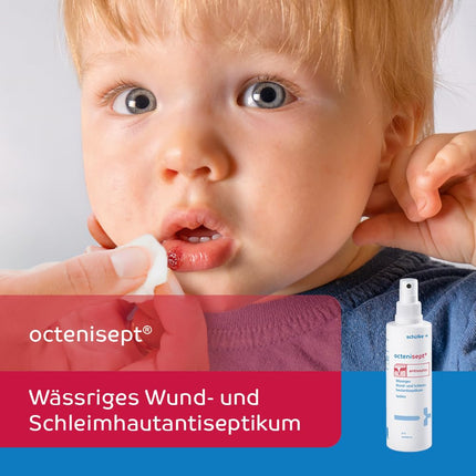 octenisept with spray pump - aqueous wound and mucous membrane antiseptic with good tolerability, painless application and rapid effect, 250 ml solution