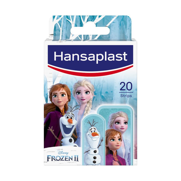 Hansaplast Kids FROZEN 2 children's plasters (20 strips), wound plasters with Disney motifs to cheer up, painlessly removable plaster set