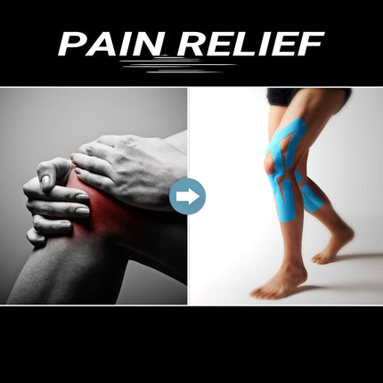 3 Rolls of Kinesiology Tape (5m x 5cm), Professional Kinesiotapes Physio Tape Sport Tape Set, Waterproof &amp; Skin-friendly Kinesiotape, for Muscle Support, Knee Pain, Elbow and Shoulder