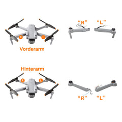 ONTOMYO Original Mavic Air 2S Arm Spare Parts for DJI Air 2S Drone (Left Front Arm)