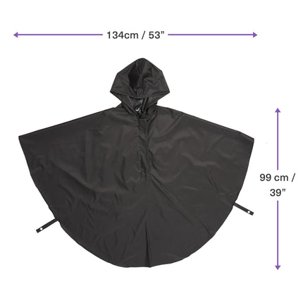 Bramble - Universal Wheelchair Poncho for Rain &amp; Wind Protection - Rain Cape for Wheelchair Users - Robust &amp; Waterproof