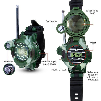 YDI Walkie Talkies for Kids, Two-Way Radios 1-3KM Range 8 Channels with Flashlight, Outdoor Toys, Gifts for Girls and Boys