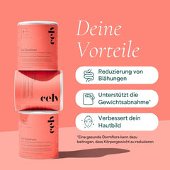 célv Gut Goodness | Raspberry/Cranberry drink powder for a good gut feeling, powder intestinal bacteria | Made in Germany | 30 servings