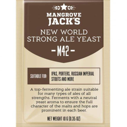 Beer yeast New World Strong Ale M42 Mangrove Jack's Craft Series 10g