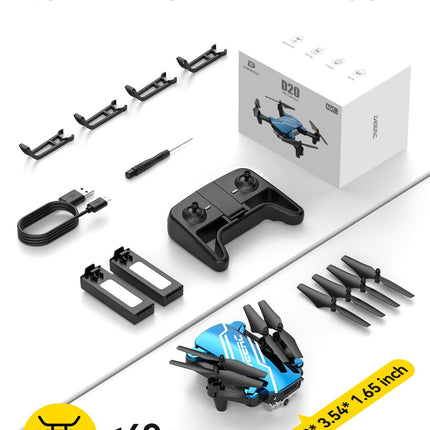 DEERC D20 with the camera, quadrocopter with transmission FPV 720P, control of the telephone, mobile, trajectory, high-speed, Mini drone with the camera, for children, C0