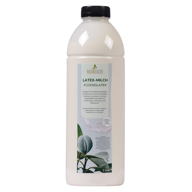 Natursache Latex Milk, 1l bottle, liquid latex suitable for Halloween make-up