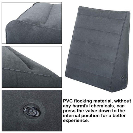 Wedge Pillow, Excellent Inflatable Wedge Pillow, Leg Lift Pillow, Inflatable Wedge Pillow, Practical and Convenient, Leg Foot Rests (leg pillow), Wedge Pillow (Color: Taupe)