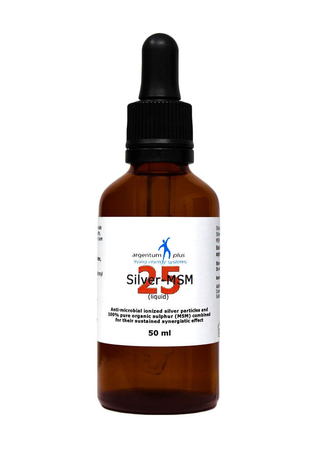 Silver MSM 25 (liquid) - 50 ml pipette bottle