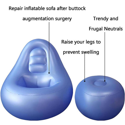 Inflatable BBL Mattress for Post Surgery Recovery – Waterproof PVC, Foldable Storage, Enhanced Comfort for Brazilian Butt Lift Recovery and Sleeping