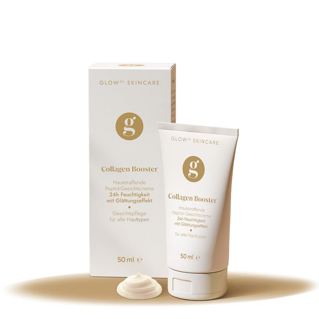 Glow25® Collagen Booster Cream [50 ml] | Face Cream | with Hyaluronic Acid and Vitamin C | Certified Quality
