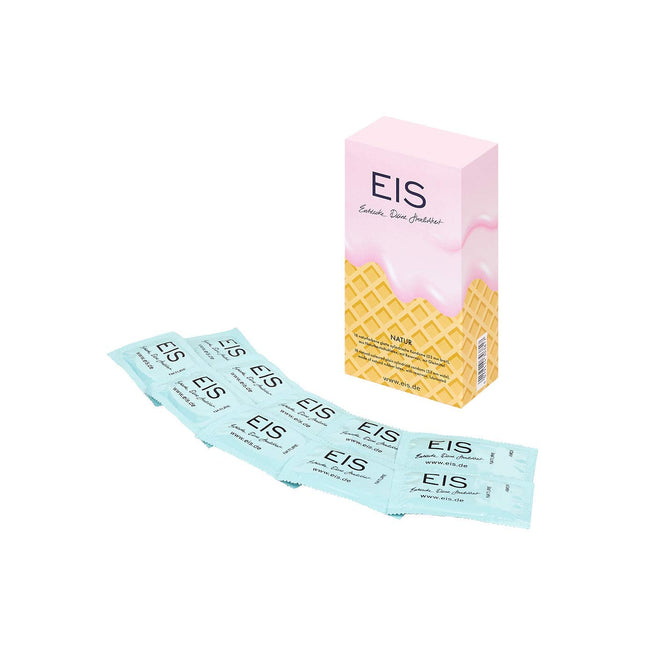EIS Nature Condoms | 18 pieces | German quality | 53 mm wide | Made from natural rubber latex | Moist &amp; smooth | Individually tested for maximum safety &amp; intense pleasure