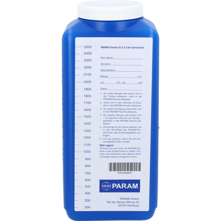 Urine collection container with lid