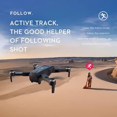 Goolsky Drone with Camera 6K LS-38 GPS 5G Wifi EIS Brushless Motor Anti-Shake Gimbal Video Aerial FPV Quadcopter Smart Follow Mode Gifts for Kids Adults Backpack Package 2 Batteries