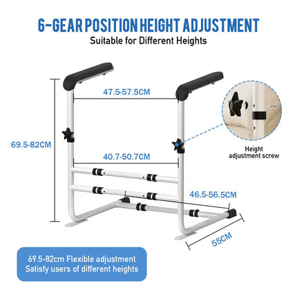 Standing aid, couch chair standing aid for seniors, standing aid for seniors, couch lifting aid, 6 height adjustable, width adjustable, safety handle for patients, seniors and disabled people