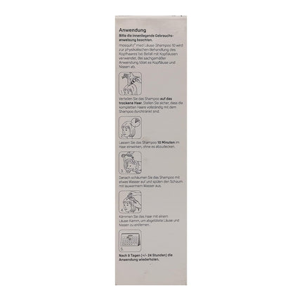 Mosquito med Lice Shampoo 2x 100ml - Fights head lice and nits | Fast and effective | Practical application | Lice remedy | Lice treatment | Value set plus Pharma Perle giveaway