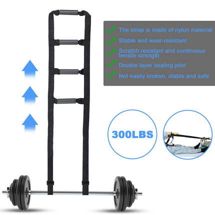 GZhaizhuan Bed Ladder Lifting Aid, Adjustable Bed Rope Ladder with Finger Trainer for Elderly, Sick, Disabled, 232cm×18cm