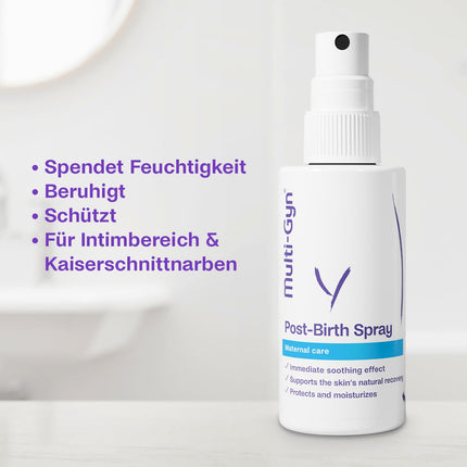 After Birth Regeneration Spray - Pregnancy Spray &amp; Postnatal Relief - for care after pregnancy - soothes the perineal area during the postpartum period - cooling after birth - 75ml - Multi Gyn