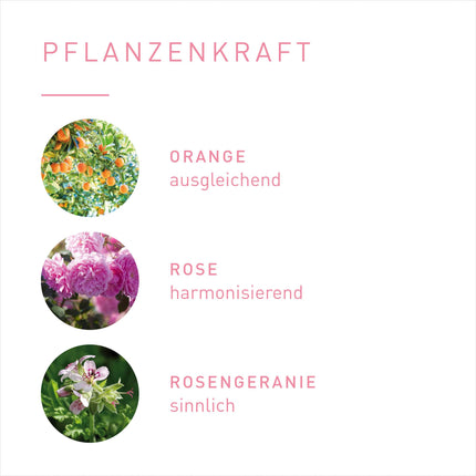 PRIMAVERA In Balance Fragrance Blend 5 ml - Rose, Orange and Rose Geranium - Aroma Oil, Fragrance Oil, Essential Oil Aromatherapy - Balancing - Vegan