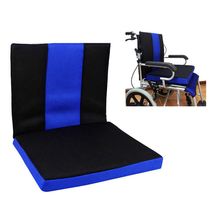 HRRH Wheelchair Cushion, Anti-Decubitus Honeycomb Cushion Breathable Comfort Back Oxford Cloth Material Wheelchair Cushion, (16 * 17.7 * 1.6 inches)