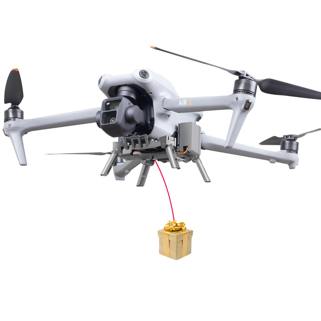 LYONGTECH Release and Drop Device System for DJI Air 3S, Air 3 Drone, Dropper Fishhook Release Kit, Payload Delivery Accessory