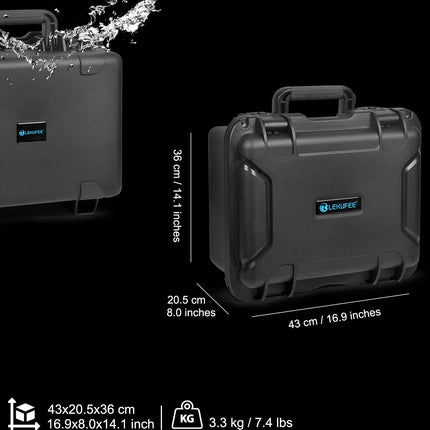 LEKUFEE Waterproof Carrying Case for DJI Mavic 3 Pro/Mavic 3 Classic/DJI Mavic 3/Cinema/Combo/DJI RC Pro/DJI RC/RC N1/Goggles 2/Integra/DJI RC Motion 2 and Accessories (Protective Case Only)