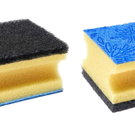 Vileda Scourer, Foam, Blue, Pack of 9