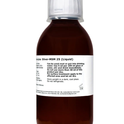 Silver MSM 25 (liquid) - 200 ml