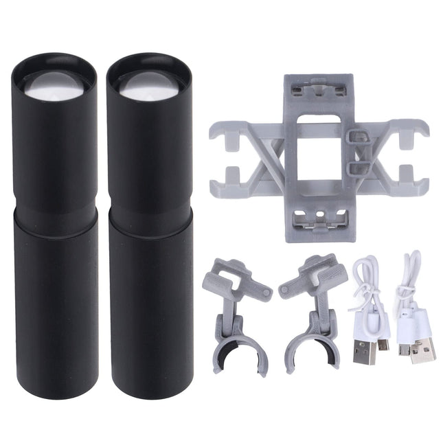 Oumefar Drone Arm Searchlight Folding Landing Gear with LED Light for DJI Mini 3 Pro Drone Flashlight Accessories