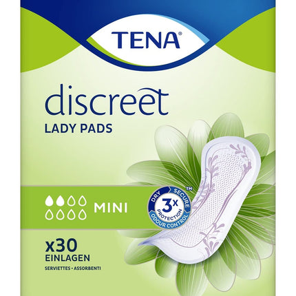 TENA LADY Discreet pads mini 6x30 pieces