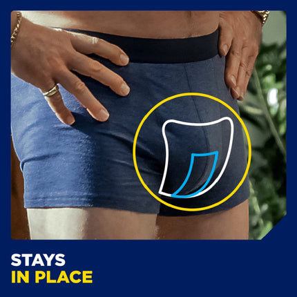 Tena Men Protective Shield Extra Light Incontinence Pads, 1 x 14 pieces