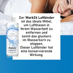 Wark24 Air Binder Bubble Stop 400g - Air Bubble Stop for Waterbed Mattresses - Preservative Effect - Air Binding in Waterbeds (2-Pack)