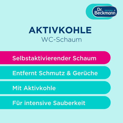 Dr. Beckmann Intensive Cleaner Toilet Foam, Self-Activating Foam 3x 100 g (One picture of the article shows two different versions)