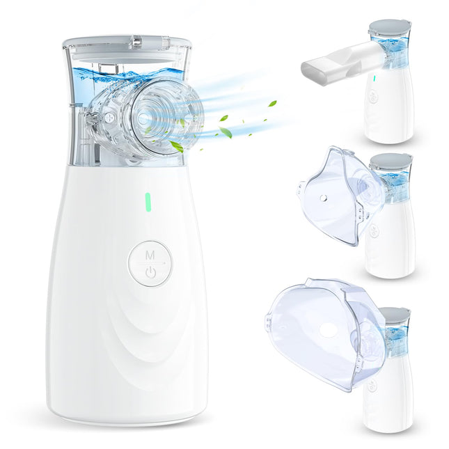 Inhaler, JOSSIS Inhaler for Children and Adults, Particle Size 1-5µm, Adjustable Spray Mist, USB C Rechargeable Inhaler
