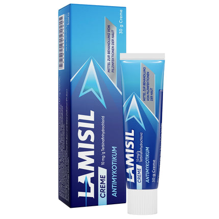 Lamisil Cream – Gentle treatment of athlete's foot &amp; skin fungus – Fast relief from symptoms – 1% terbinafine hydrochloride – Antifungal cream 30g