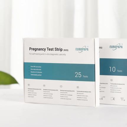 EUROPAPA® Healthcare 10 Ultra-Sensitive Pregnancy Test - Early Pregnancy Test - Pregnancy Test - Early Pregnancy Test (10 Pieces)
