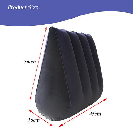 Inflatable Sofa Triangle Sex Pillow Ramps Lumbar Pillow, Inflatable Pillow Sex Furniture, BDSM Furniture Set with Sex Dice Couple, Nipple Clamps, Inflatable Bed, Sex Toys for Couples Extreme Sex Position