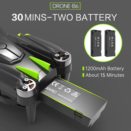 Drone with 1080P Camera for Kids and Adults with Brushless Motor, Foldable Quadcopter with WiFi Transmission, 35 mins Long Flight Time, Beginner Drone Toy Gifts for Boys Girls