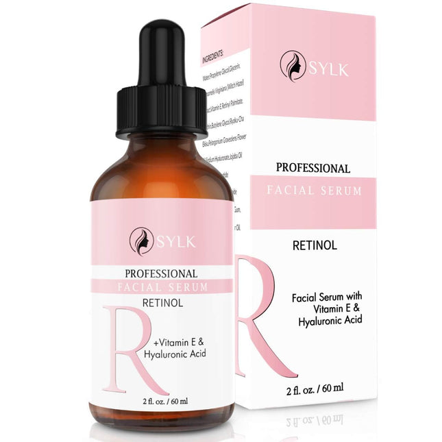 Retinol Facial Serum with Hyaluronic Acid for Microneedling, High Dosage | Test Winner | Wrinkle Removal with Instant Effect | Anti-Aging Facial Serum | Acne Mark &amp; ​​Pigment Spot Remover for the Face | 60 ml