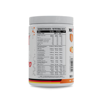 MST® Nutrition Flex Pro Powder – Collagen, MSM, Glucosamine, Chondroitin &amp; Hyaluronic Acid – High-Quality Formula – Made in Germany (945g, Orange)
