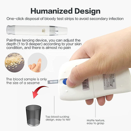 sinocare blood glucose test strips Safe ACCU2 (ACCU2 blood glucose test strips 200)